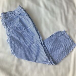 Liz Claiborne 100% Cotton Pinstripe Pants